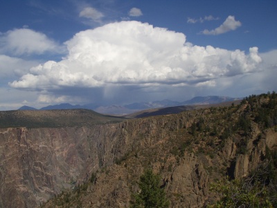 Black Canyon of the Gunnison National Park - Storm Clouds