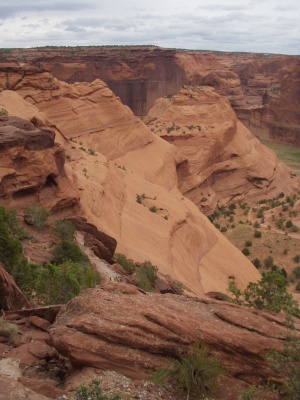 Canyon de Chelly - View from White House Trail