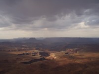 Canyonlands National Park - White Rim with Storm Clouds