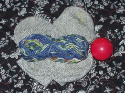 Darning wool socks
