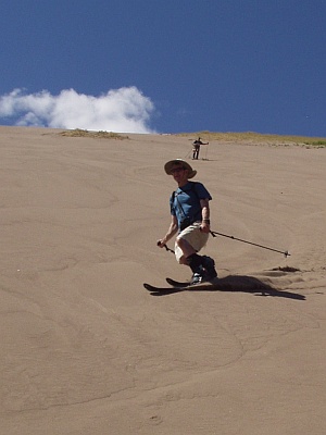 Sand Skiing - Steezy Charlie Sand Skiing - Steezy Charlie