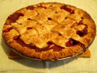 Strawberry Rhubarb Pie with lattice crust Strawberry Rhubarb Pie with lattice crust