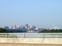 Southwest Chief - Downtown Kansas City, MO from the Chouteau Bridge